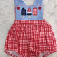 Moq 3 Pre-order SR1310 Baby Boy Sleeveless Popsicle July 4th One Piece Romper