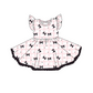 Baby Girl Short Sleeves Bows Sibling Twirl Dress ( Moq 5 Each Style ) 3.7