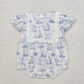 Baby Boy Girl Easter Rabbit Sibling Romper Shirt Dress