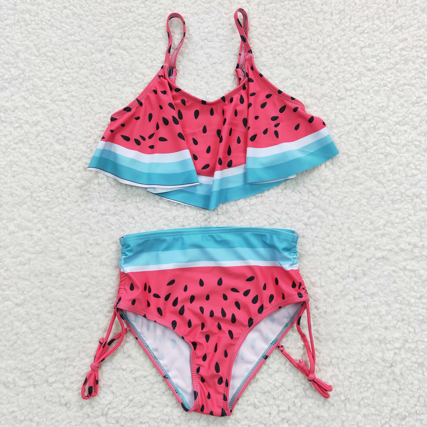 S0143 Baby Girl Watermelon Swimsuit Summer Bathing Suit Outfit