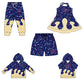 ( Moq 5 each style ) Baby Boy Girl NY Team Sibling Dress Shirt Shorts Pants 6.12