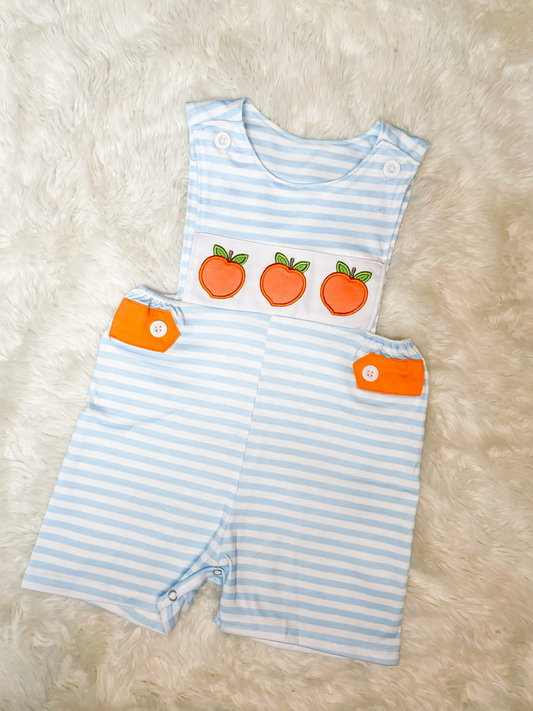 Moq 3 Pre-order SR0738 Baby Boy Peaches One Piece Romper