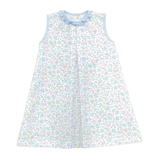 Moq 3 Pre-order GSD1011 Baby Girl Sleeveless Floral Dress