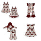 ( Moq 5 each style ) Baby Girl Toddler Team Bows ‌Soccer‌ Sibling Romper Dress Set 6.14