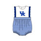 ( Moq 5 Each Style ) Baby Boys Girls Kids Blue Stripes Team Sibling Rompers Sets