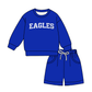 ( MOQ 5 ) Custom Design Baby Girls Long Sleeves Tops Shorts Sets (No.1-6)