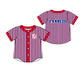 ( Moq 5 Each Style ) Baby Boys Girls Kids Sibling Red Shirts Sets Team Baseball Clothes