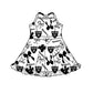 ( Moq 5 each style ) Baby Boy Girl Team Cheer Sibling Shirt Bows Dress Set 8.12