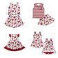 ( Moq 5 each style ) Baby Girl Toddler J Team Bows ‌Sibling Dress Set