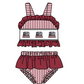 ( Moq 5 Each Style ) Baby Boys Girls Elephant Sibling Team Sets Swimsuits Football Clothes