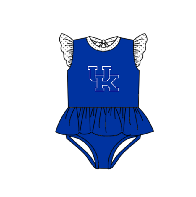 ( Moq 5 Each Style ) Baby Boys Girls Kids Team Sibling Blue Jumpsuits Sets Swimsuits