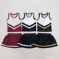Sibling Baby Girls Kids Sleeveless Tops Skirts Shorts Team Sets Yoga Active Cheer Clothes RTS