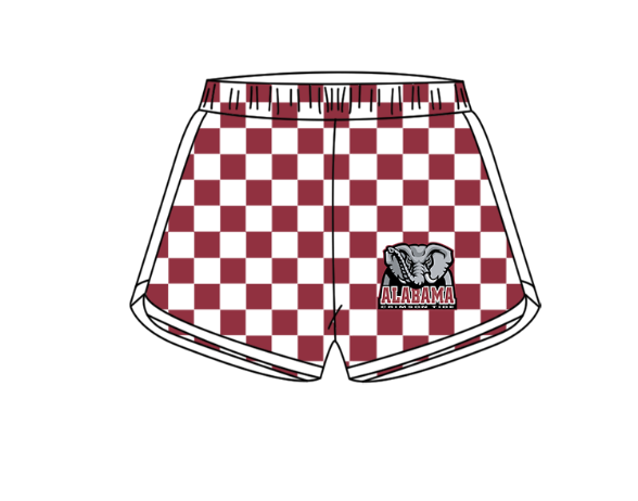( Moq 5 Each Style ) Baby Boys Girls Toddler Elephant Plaid Sibling Shorts Sets Team Clothing
