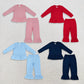 Sibling Baby Girl Kids Long Sleeves Cotton Tops Ruffle Pants Sets Clothes RTS