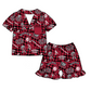 ( Moq 5 each style ) Baby Boy Girl Team A Checked Sibling Dress Romper Set 5.6