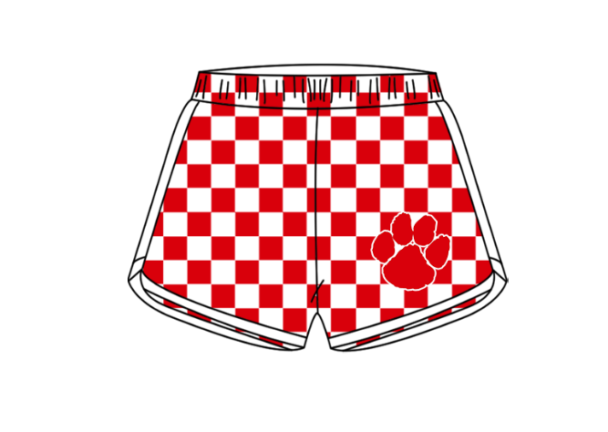 ( Moq 5 Each Style ) Baby Boys Girls Toddler Red Plaid Sibling Shorts Sets Team Clothing