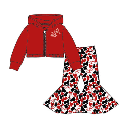 ( Moq 5 each style ) Baby Boy Girl Team Sibling Shirt Camo Red Shirt Jumpsuit Dress Set 8.6