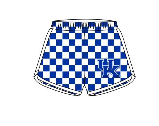 ( Moq 5 Each Style ) Baby Boys Girls Toddler Plaid Sibling Shorts Sets Team Blue Clothing
