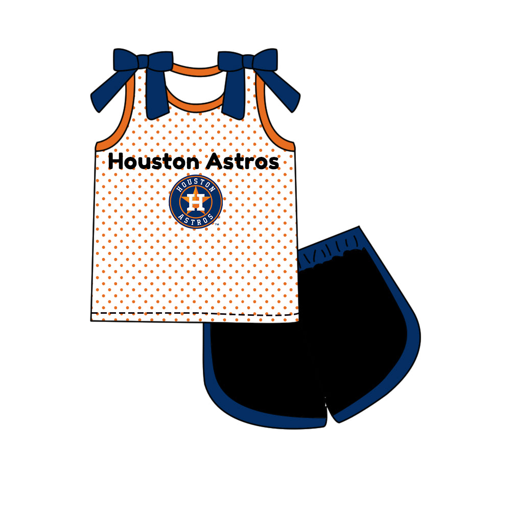 ( Moq 5 Each Style ) Sibling Baby Girls Kids Bows Team Shirt Sets Clothes