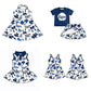 ( Moq 5 each style ) Baby Girl Team Bows Sibling Dress Set 5.22