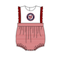 ( Moq 5 Each Style ) Baby Boys Girls Kids Team Sibling Red Stripes Rompers Sets