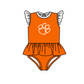 ( Moq 5 Each Style ) Baby Boys Girls Kids Team Sibling Orange Jumpsuits Sets Swimsuits