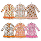 ( Moq 5 Each Style ) Sibling Baby Girls Kids Long Sleeves Pumpkins Ghosts Dresses Fall Clothes