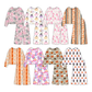 ( Moq 5 Each Style ) Sibling Baby Girls Kids Long Sleeves Halloween Shirts Pants Sibling Sets Clothes