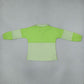 Baby Girls Kids Long Sleeves Green Stripes Zipper Pullover Yoga Active Shirt RTS