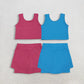 Sibling Baby Girl Sleeveless Vest Tops Shorts Skirt Skort Yoga Active Sets RTS