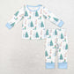 Baby Boy Long Sleeves Christmas Tree Gifts Shirt Pants Pajamas Bamboo Set