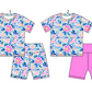 Baby Girl Short Sleeves Floral Sibling Sports Summer Set ( Moq 5 Each Style ) 2.18