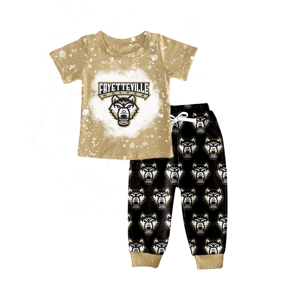 Baby Boy Fayetteville Tee Shirt Top Pants Team Set