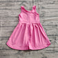 Baby Girl Sleeveless Pink Yoga Active Zipper Jumpsuit RTS