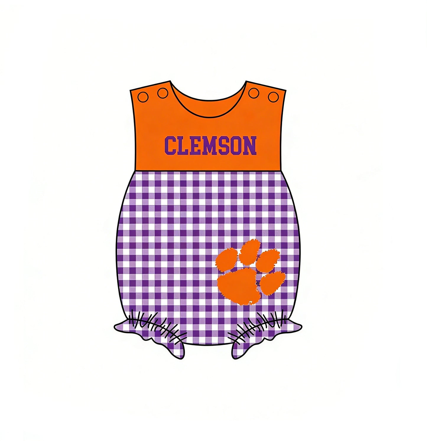 ( Moq 5 Each Style ) Baby Boys Girls Kids Purple Plaid Team Sibling Rompers Dress Sets