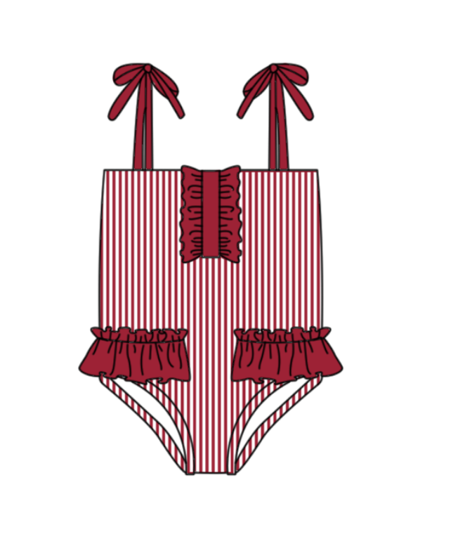 ( Moq 5 Each Style ) Baby Boys Girls Kids Team Sibling Pigs Jumpsuits Sets Swimsuits