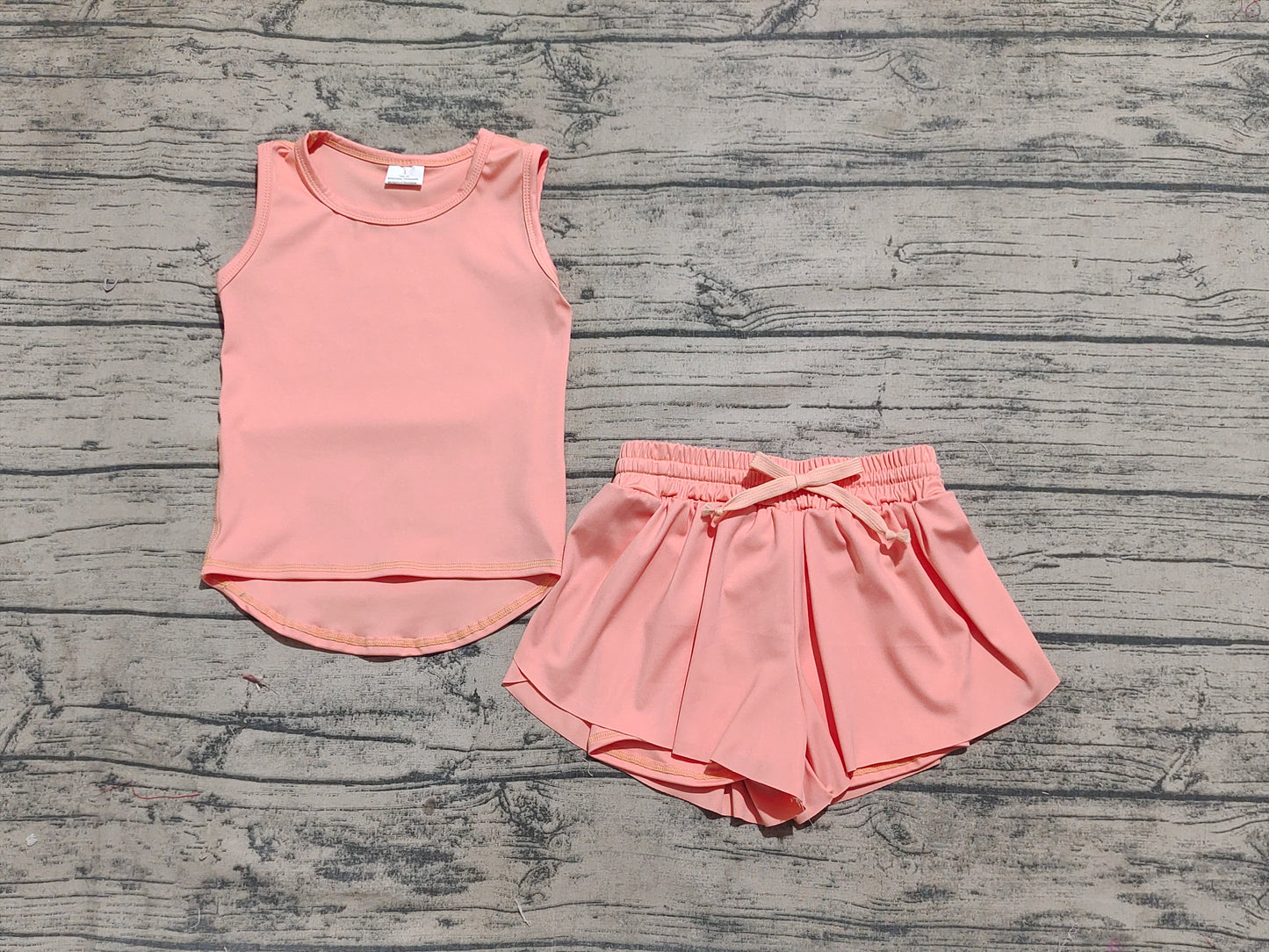Baby Girl Sleeveless Tops Shorts Skirt Skort Set RTS