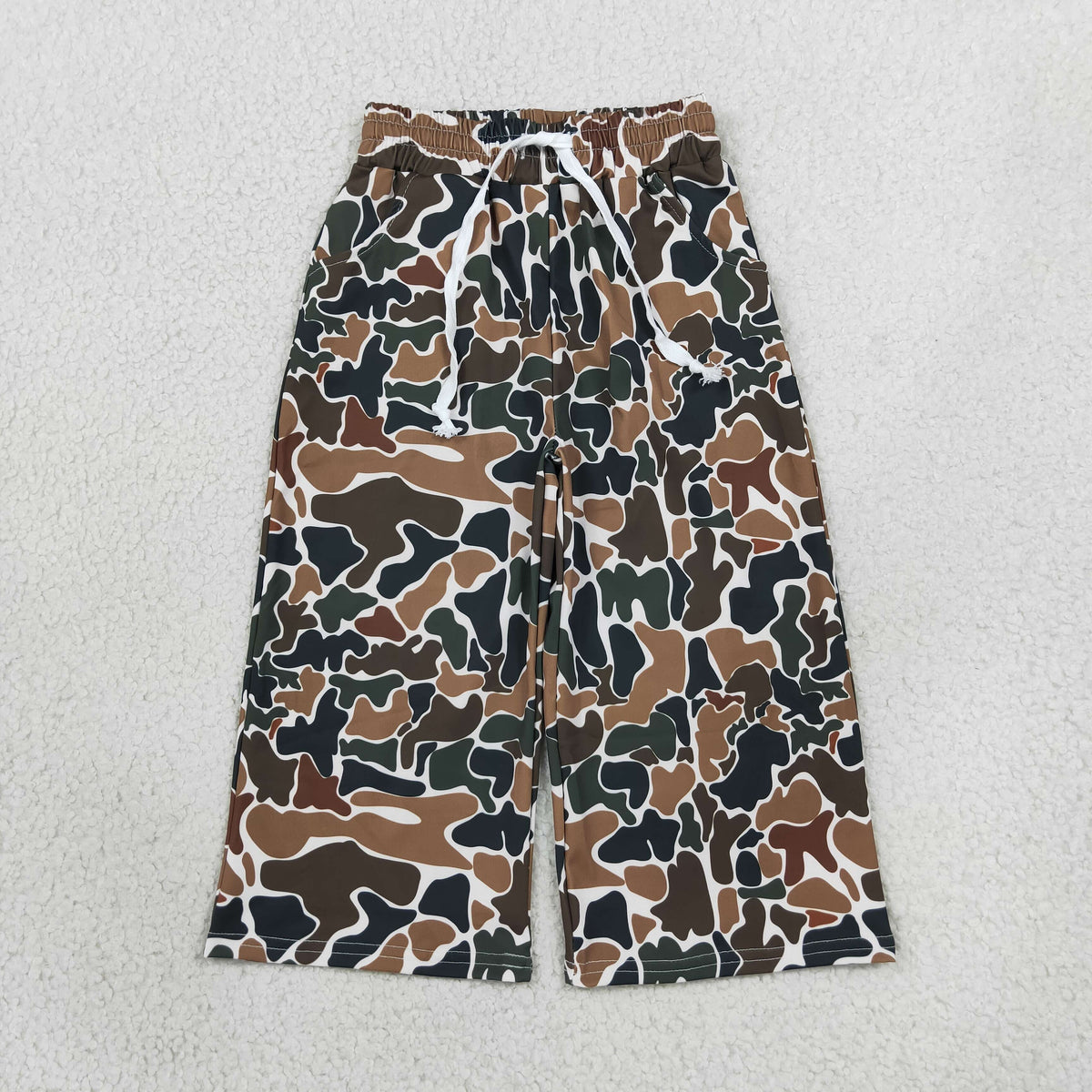 Baby Girls Kids Brown Camo Yoga Active Pockets Pants Bottoms Clothes RTS