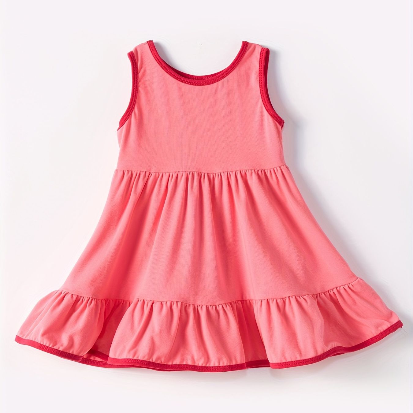 Moq 3 Pre-order GSD0656 Baby Girl Pink Sleeveless Dress