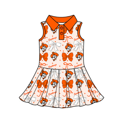 ( Moq 5 each style ) Baby Boy Girl Toddler Team Bows Sibling Shirt Dress Set