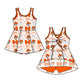 ( Moq 5 each style ) Baby Boy Girl Toddler Team Bows Sibling Shirt Dress Set 6.23