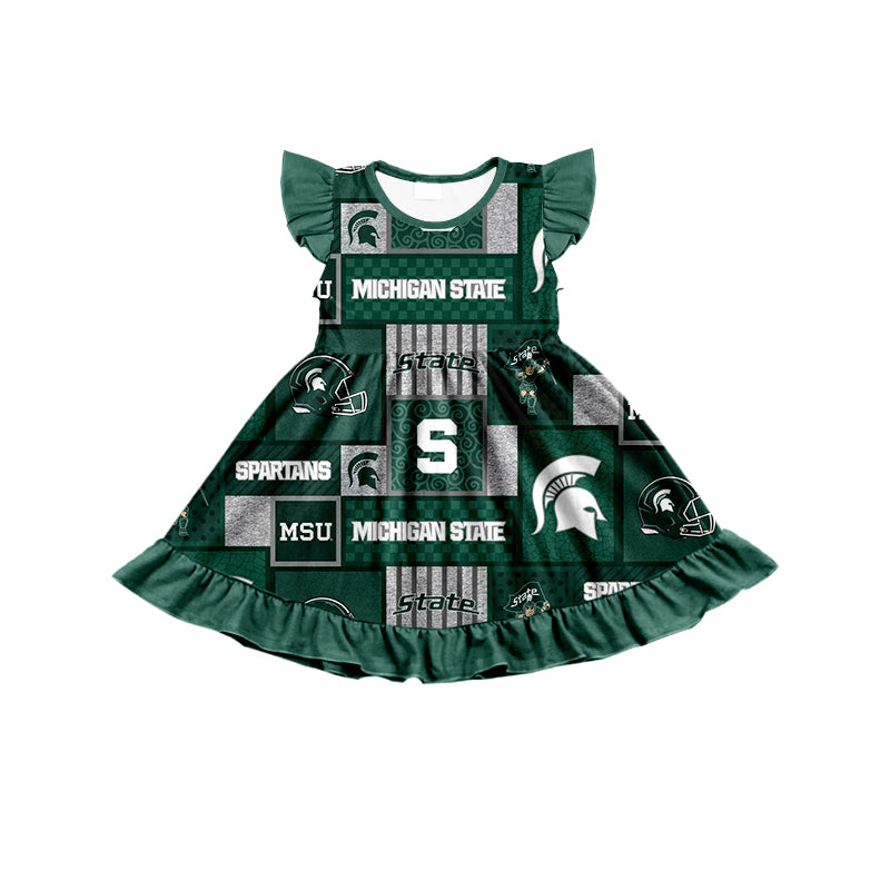 ( Moq 5 each style ) Baby Girl Toddler S Team Sibling Dress Set