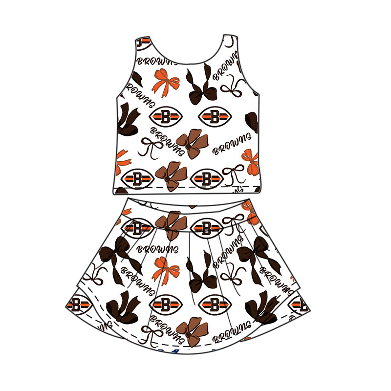 ( Moq 5 Each Style ) Baby Girls Toddler Bows Team Sibling Shorts Dresses Set Summer Clothes