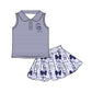 ( Moq 5 each style ) Baby Girl Toddler CR Team Bows ‌Sibling Dress Set