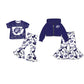 ( Moq 5 each style ) Baby Girl Team Sibling Tiger Bows Dress Set 7.23
