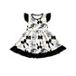 ( Moq 5 each style ) Baby Girl Toddler Dogs Team Bows Sibling Dress Set