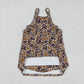 Baby Girl Straps Brown Camo Pockets Yoga Active Knee Length Dress RTS