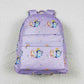 Baby Girl Dogs Purple Backpack Bags