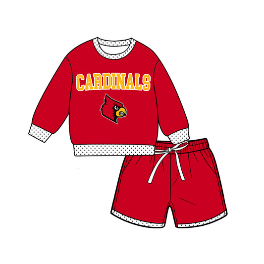 ( Moq 5 ) Baby Girls Kids Long Sleeves Shirt Shorts Team Set Clothes