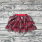 Baby Girl Christmas Plaid Tulle Skirt